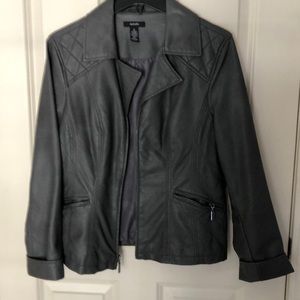 Faux leather jacket